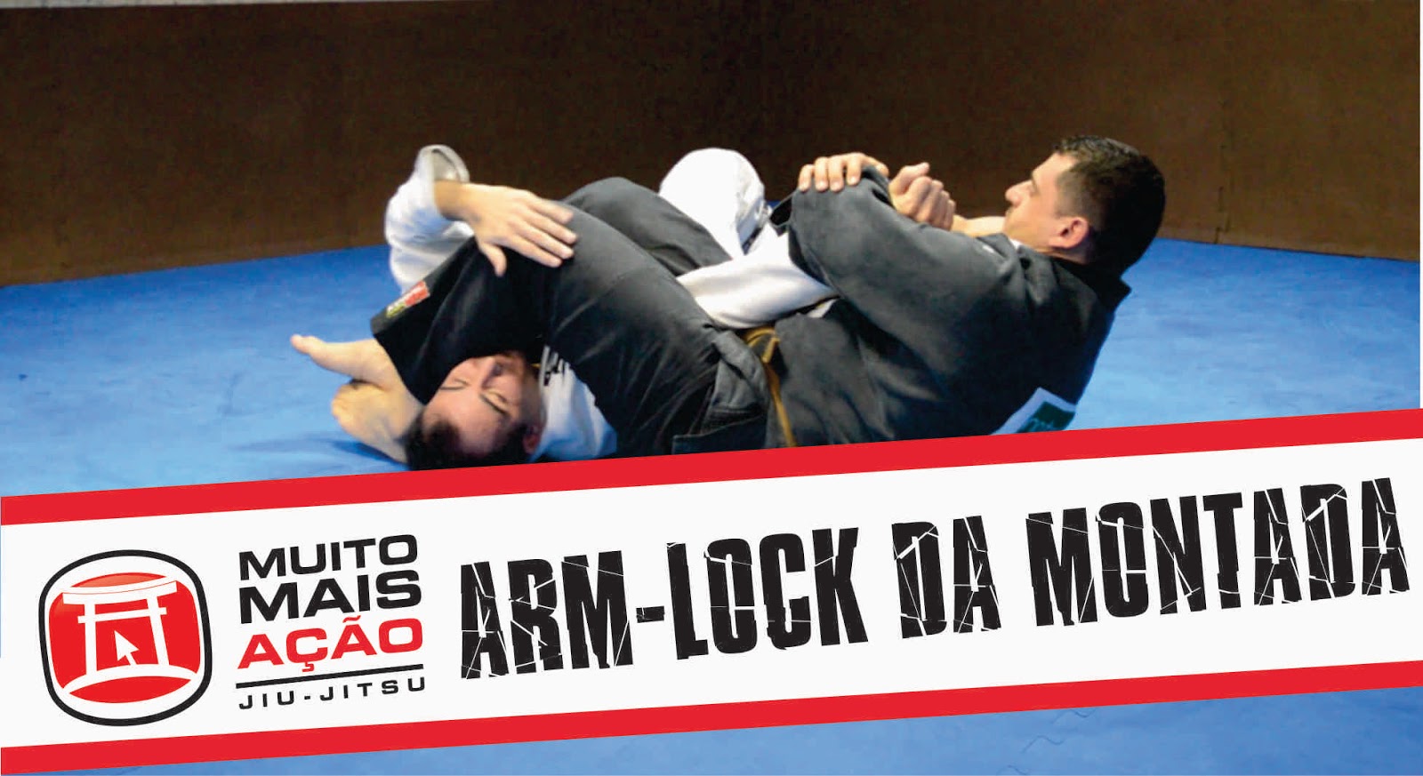 Jiu Jitsu Arm Lock da Montada Muito Mais Ação Jiu Jitsu