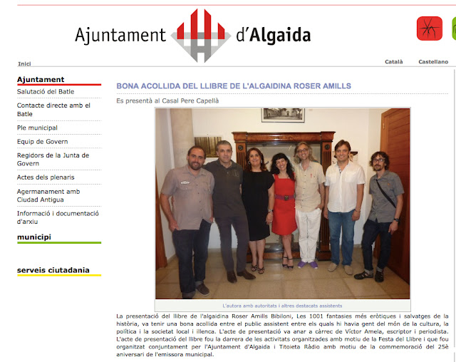 Presentació del llibre de Roser Amills a Algaida, Mallorca