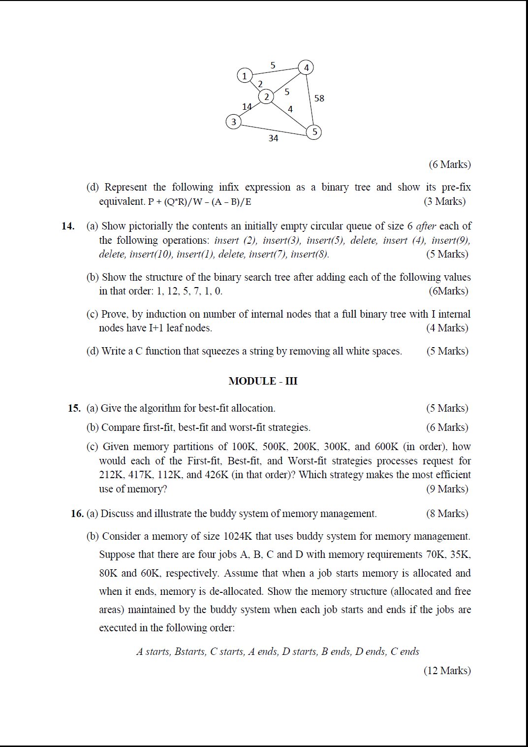 Kerala University B.Tech Data Structures And Algorithms ((FR) 2014 ...