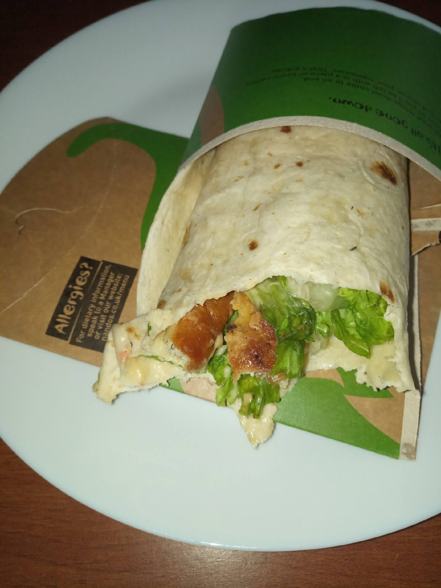 Supersupergirl's dining reviews Nando's The great imitator review