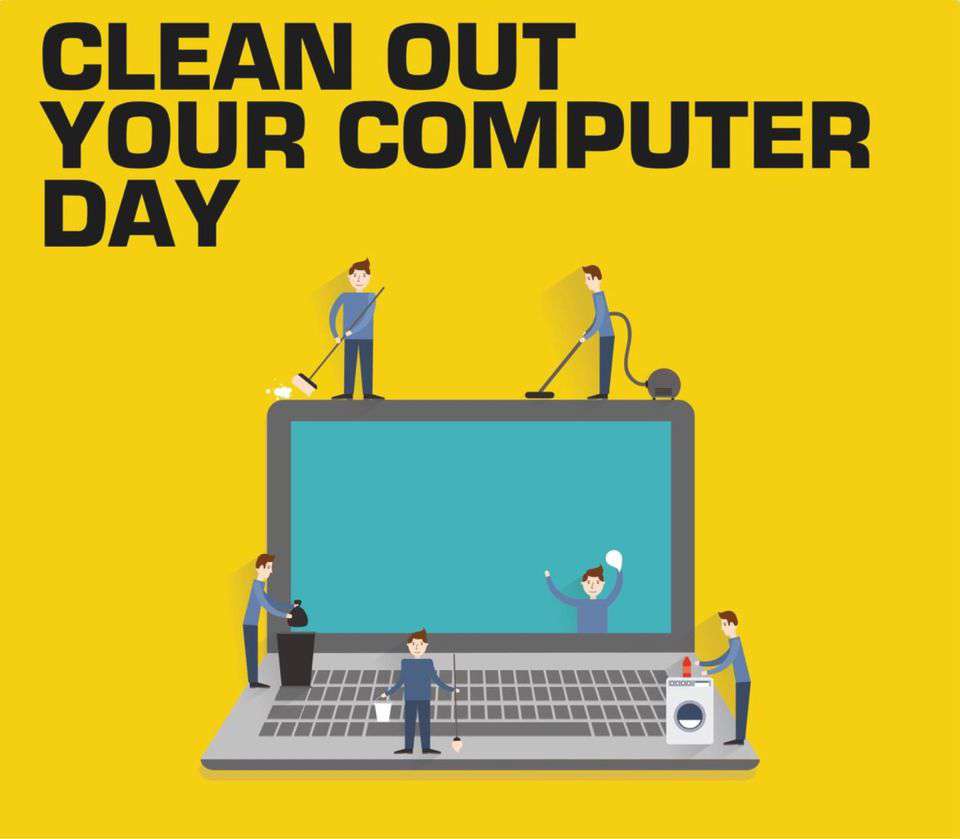 National Clean Out Your Computer Day Wishes Beautiful Image