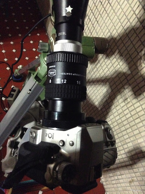 目鏡擴大攝影/Pentax 75SDHF Takahashi 2x巴羅鏡＋Baader MarkIII 8-24 目鏡（使用約9mm~10mm焦段）@Pentax K5