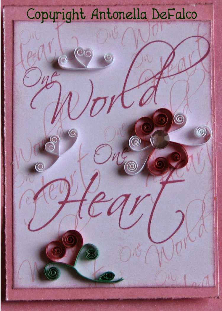 Heart and Love ATC from Antonella at www.quilling.blogspot.com