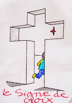 Liturgie de la Parole des très jeunes enfants : les signes du baptême.