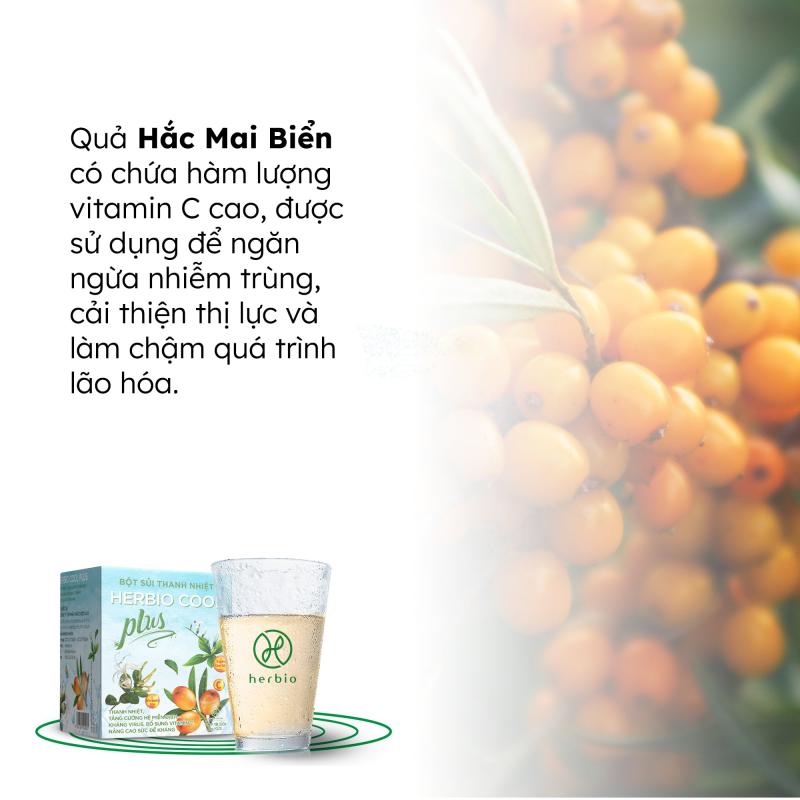 Bột Sủi Thanh Nhiệt Herbio Cool Plus
