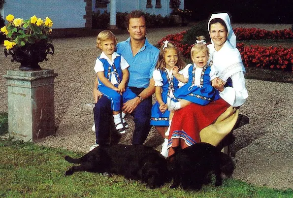 King Carl XVI Gustaf, Queen Silvia, Crown Princess Victoria, Princess Madeleine and Prince Carl Philip of Sweden