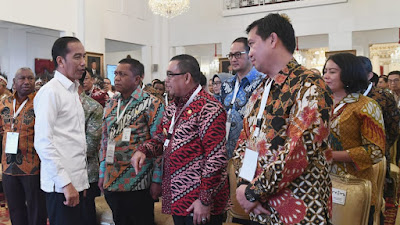 Wagub Kandouw Hadiri Peresmian Pengoprasian Palapa Ring di Istana Negara