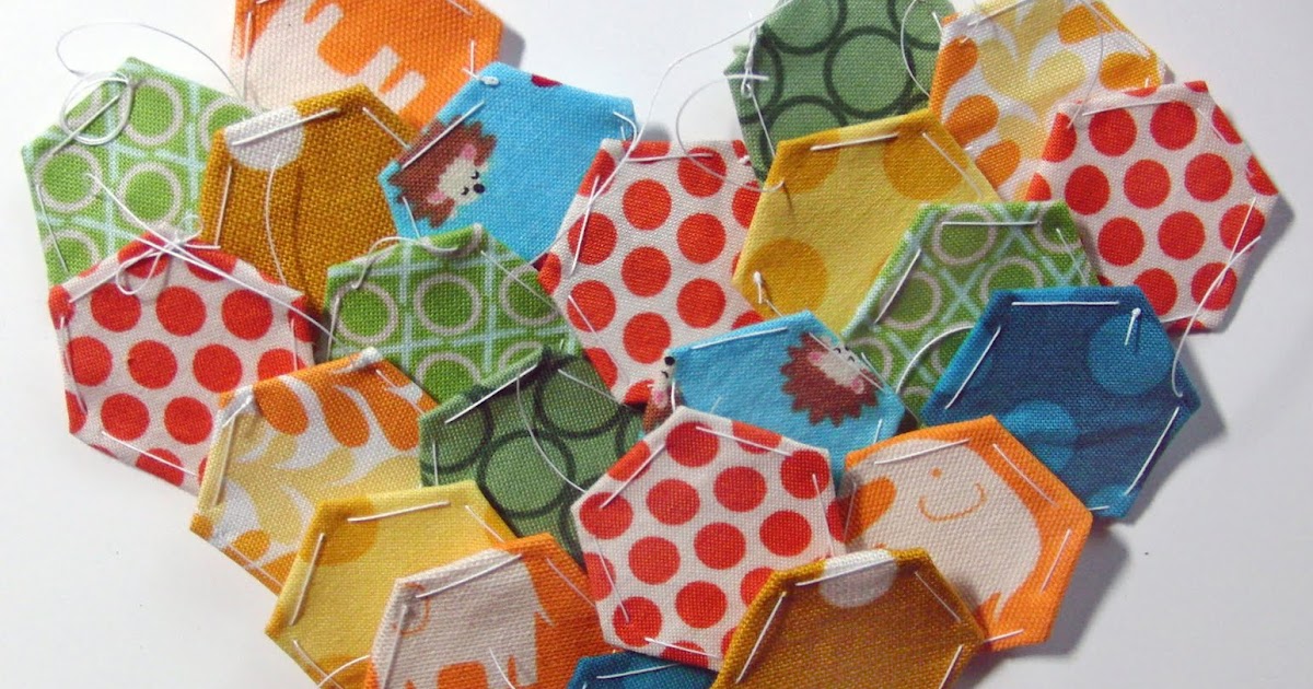 Tutorial HandSewing Hexagons DIY Tutorial Ideas!