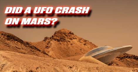 The Crypto Blast: Did a UFO crash on Mars?