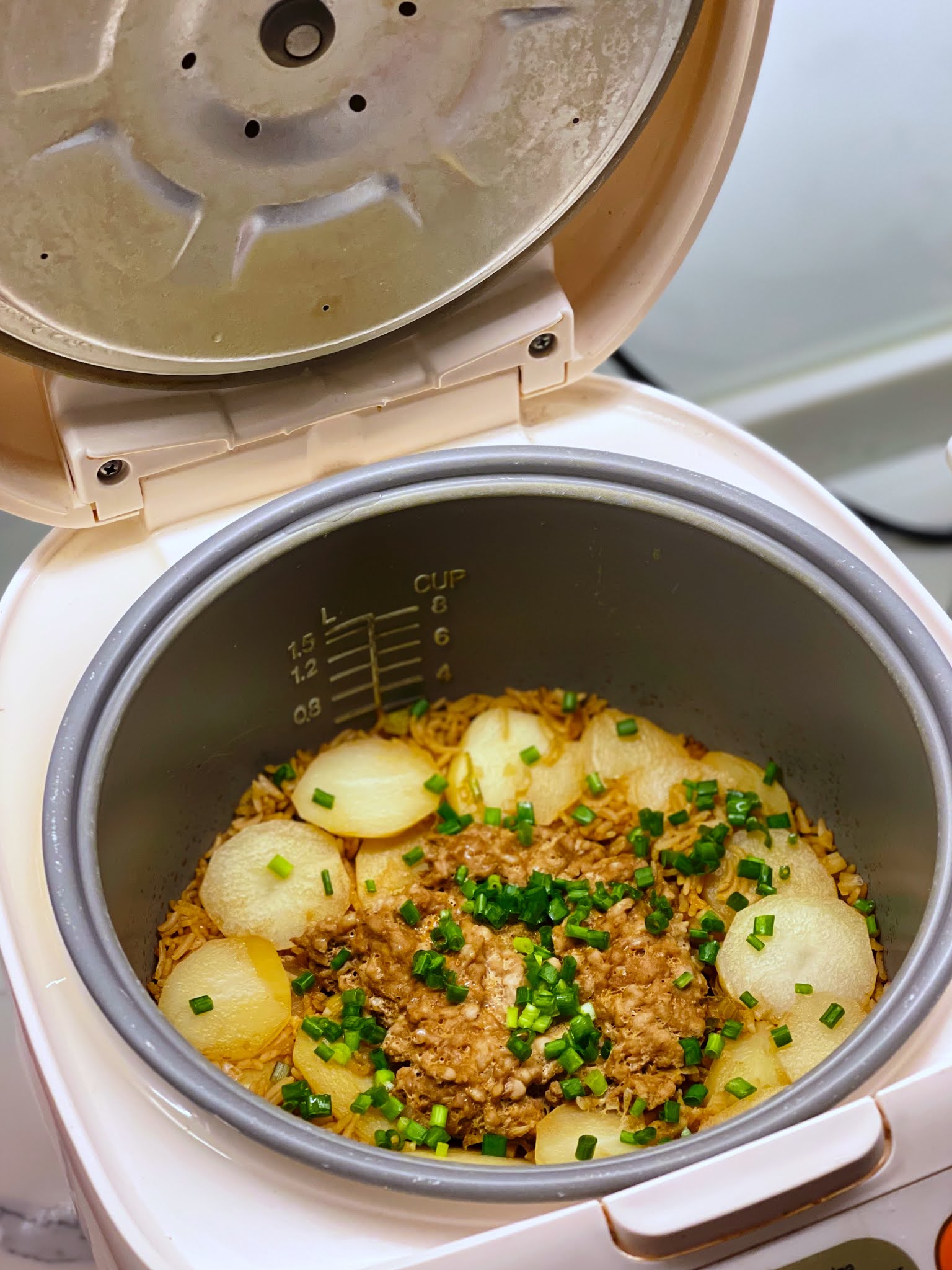 The Silver Chef Potato Minced Pork Rice Cooker Recipe