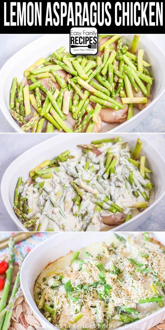 Lemon Asparagus Chicken Moms Cooking