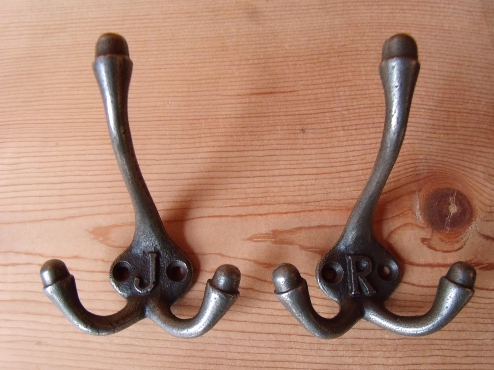 Gear Acres: The coat hooks have arrived....