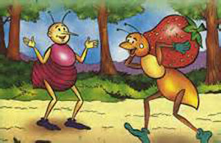 fábula de la hormiga y la pulga
