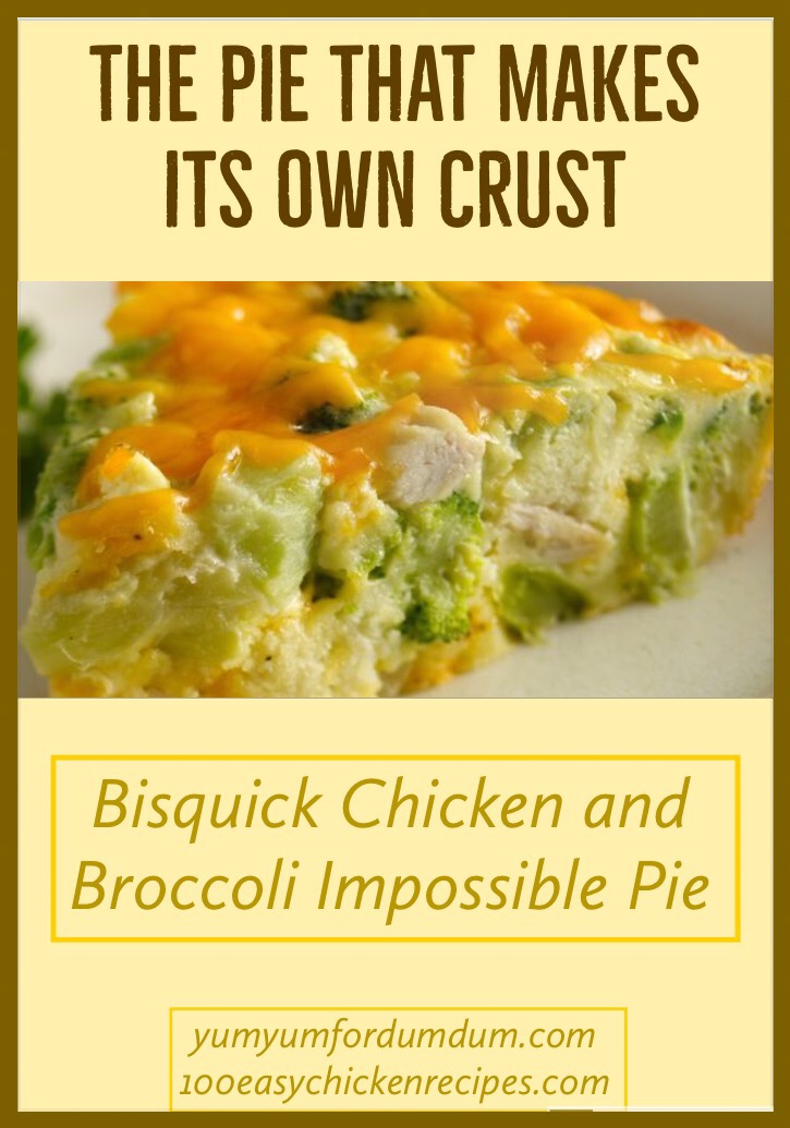 Impossible Chicken And Broccoli Pie Or Broccoli And Cheddar Pie