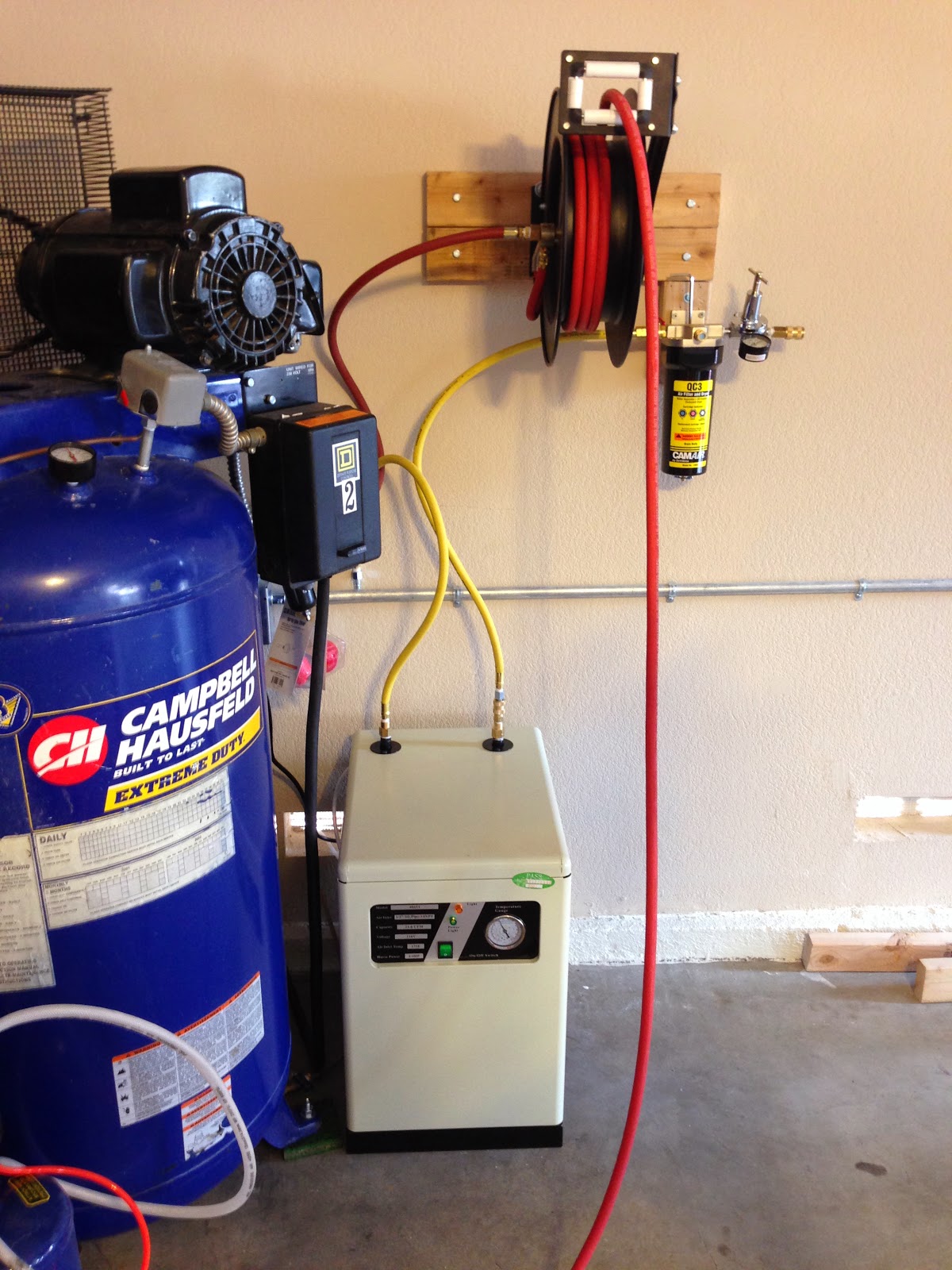 My 1959 Bug Paint and Body Prep Air Dryer Install