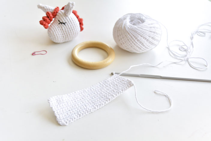 unicornio a crochet