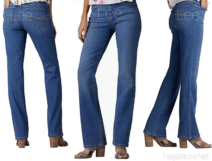 LEE Women's Jeans with Bootcut Style - Ladies Denim Jean Trousers with Pockets