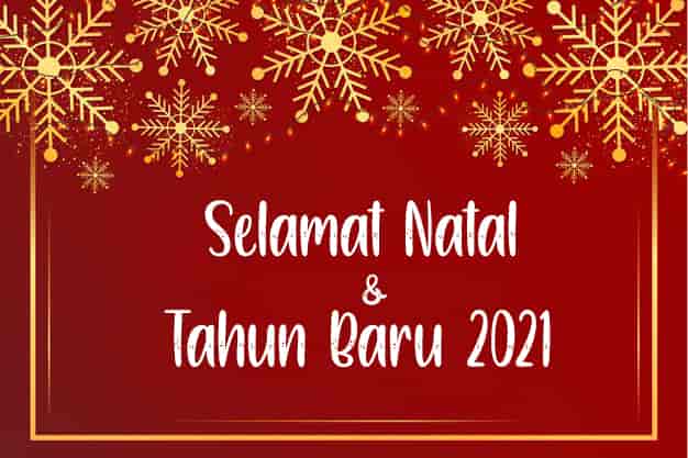 Gambar Ucapan Selamat Natal dan Tahun Baru 2021 - Review Teknologi Sekarang