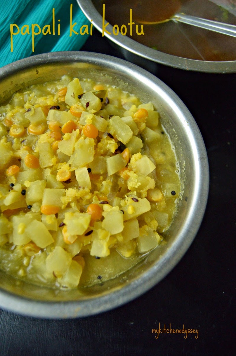 papaya curry is ready
