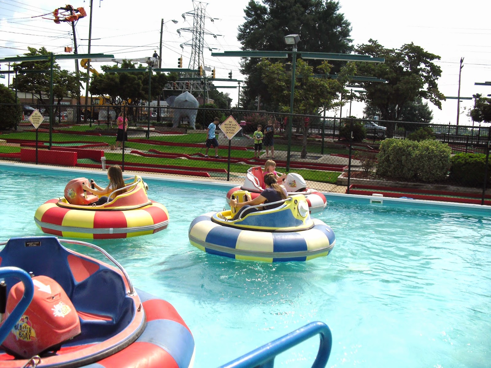 Travel NC With Kids Adventure Landing Bumper Boats in WinstonSalem