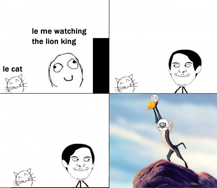 Me Watching The Lion King And Suddenly My Pet Cat Appears