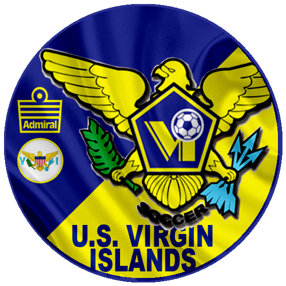 Escudos de Futebol de Botão LH Ilhas Virgens Americanas Escudos de Futebol de Botão LH Ilhas Virgens Americanas