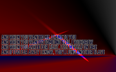 Song Lyric Quotes In Text Image: What You Are - Audioslave Song Quote Image