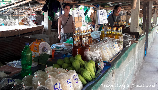 Jungle Food Market in North Thailand