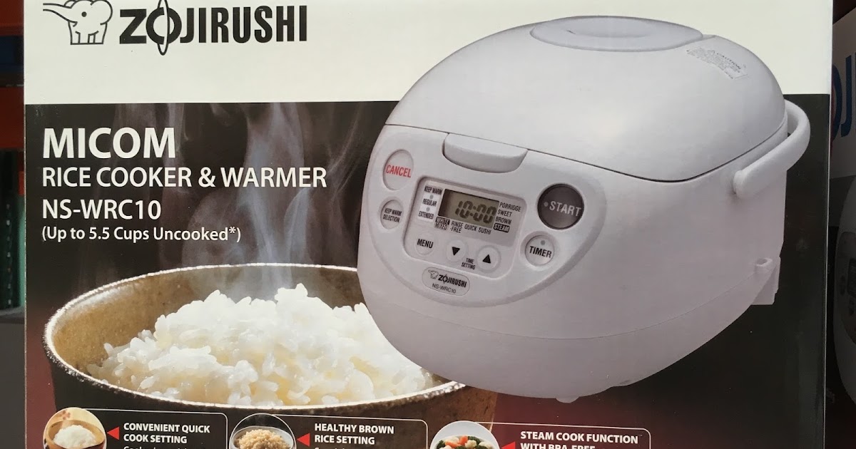 Zojirushi Micom Rice Cooker And Warmer Ns Wrc10 Costco Weekender
