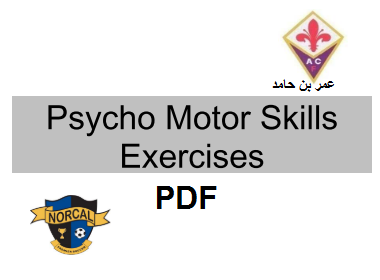 Psycho Motor Skills Exercises PDF