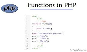 PHP Functions الدوال