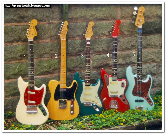 Fender guitar lineup