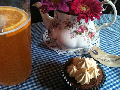 The Teas Knees, Sticky Toffee Cupcake and Blue Moon