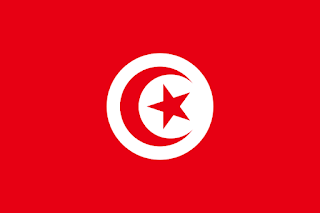Bendera Negara Tunisia di Kawasan Timur Tengah