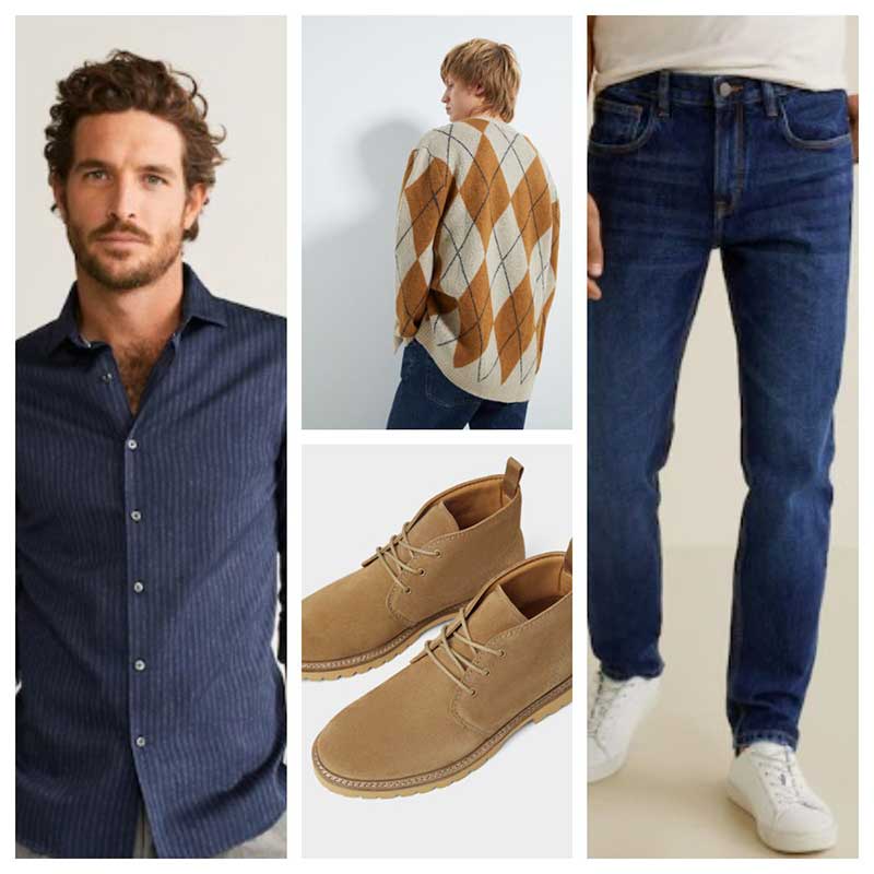 pantolon ceket kombinleri mavi