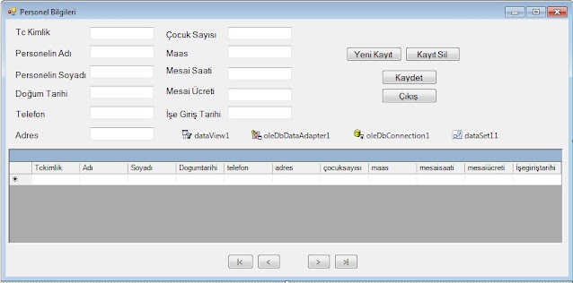 Personel Kayıt İşlemleri