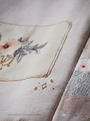 My second embroidery journal is complete  stitch floral My second embroidery journal is complete  stitch floral