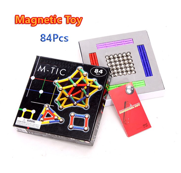 Bộ Đồ Chơi Xếp Hình Nam Châm 84 chi tiết M-TIC – 10172