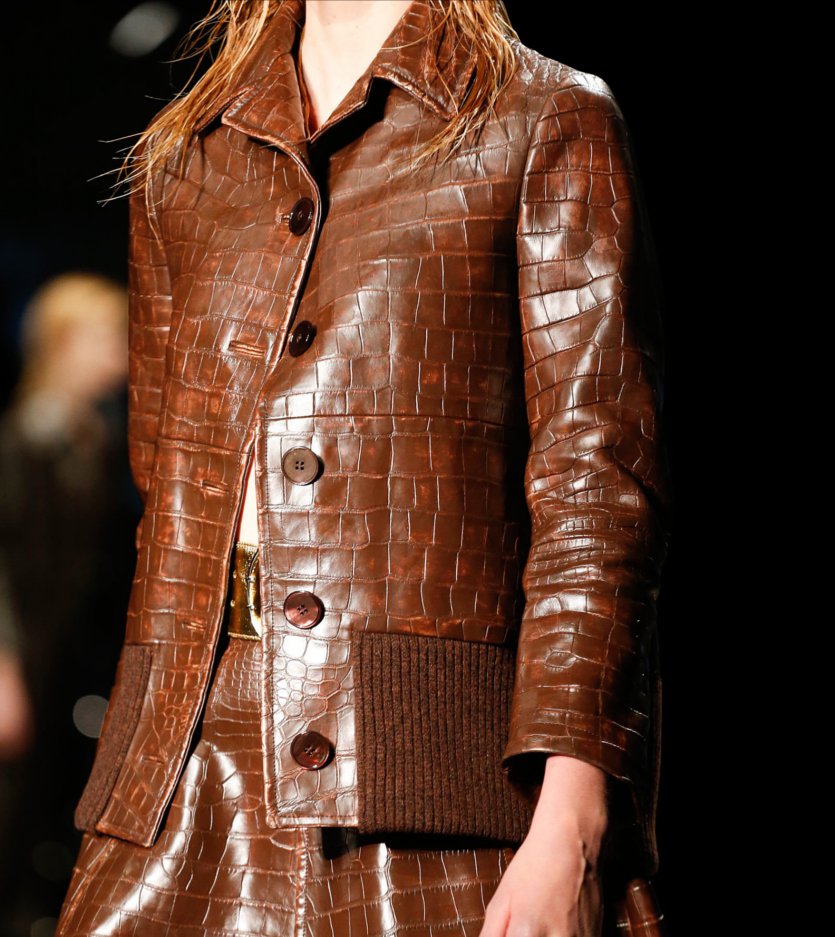 Fashion & Lifestyle Prada Leather Jackets... Fall 2013 Womenswear
