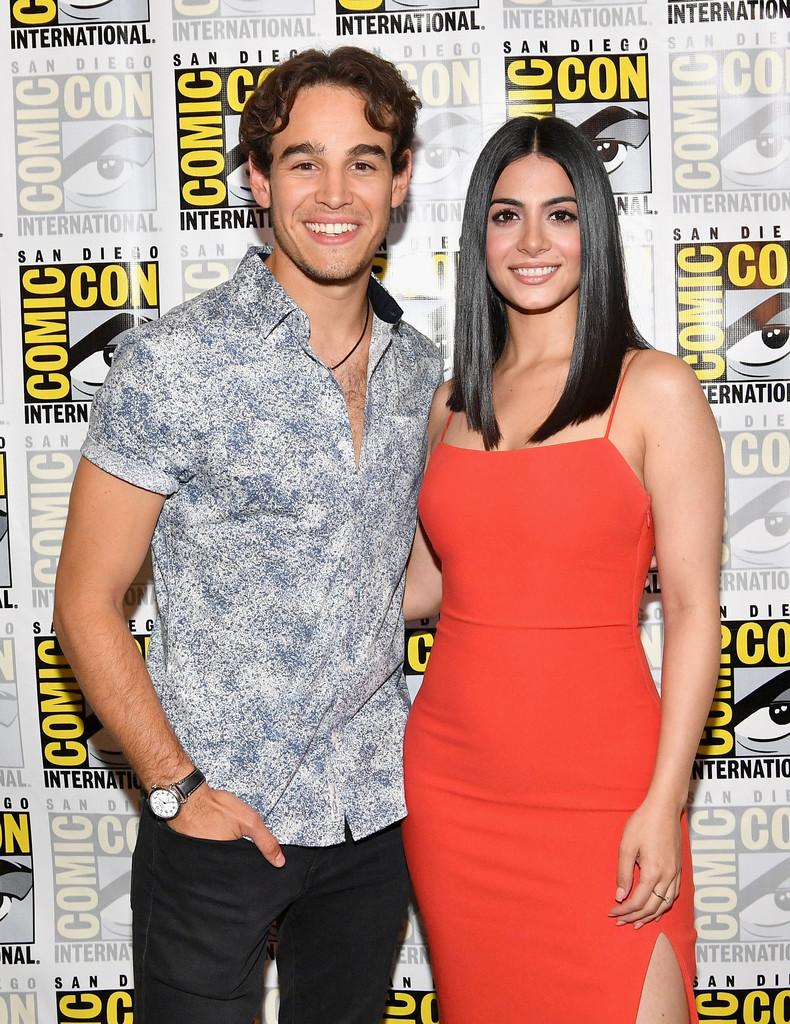 Emeraude Toubia at the Freeform press line for 'Stitchers' and