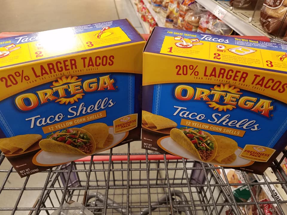 Ortega Taco Shells 1 Per Box!