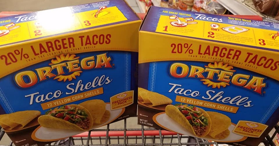 Ortega Taco Shells 1 Per Box!