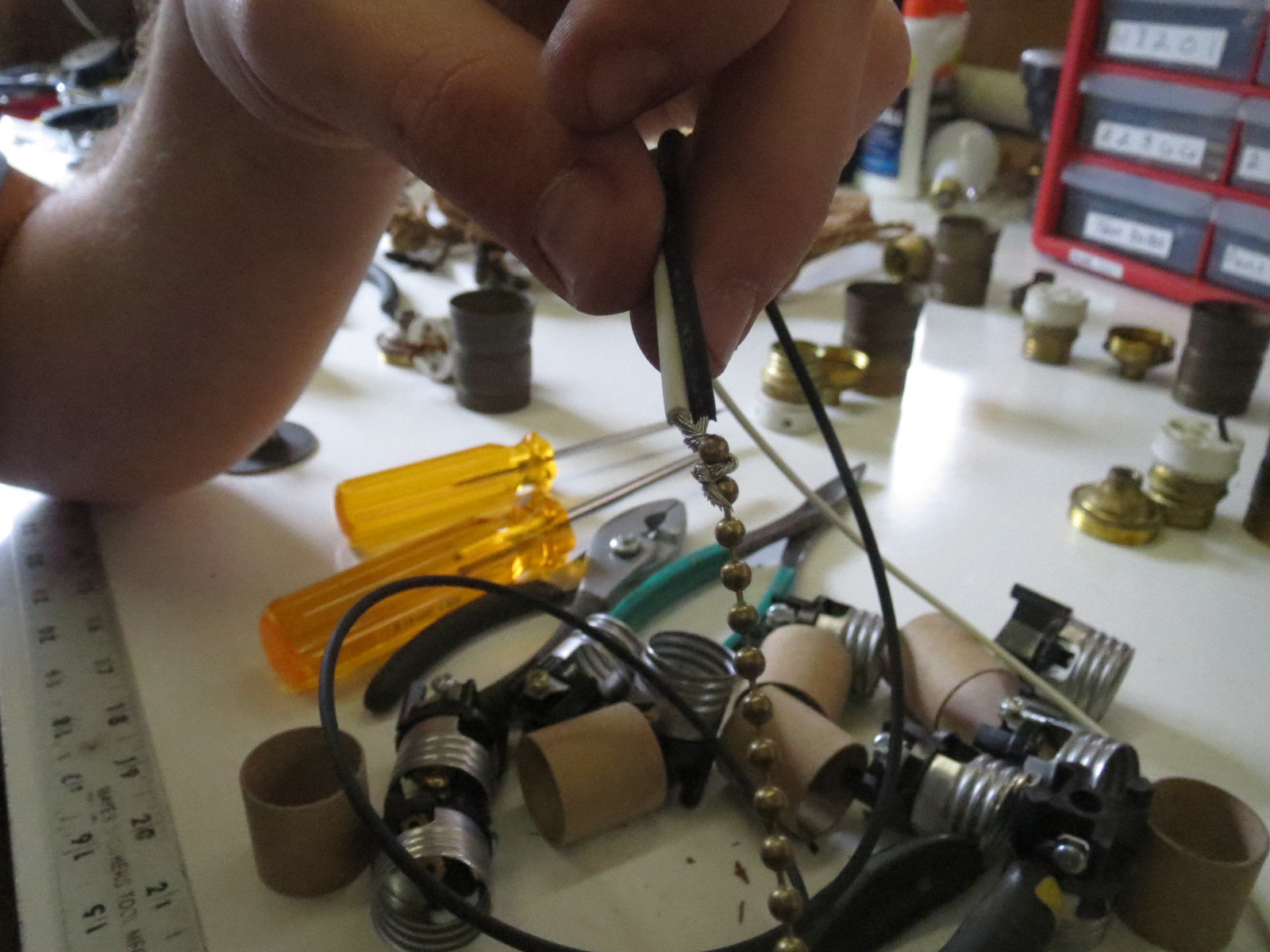 Lamp Parts and Repair Lamp Doctor How to Wire/Rewire Chandelier Arms