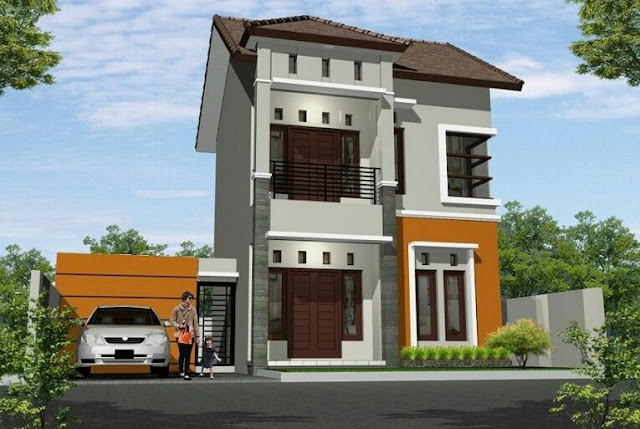 simple 2 storey minimalist house design