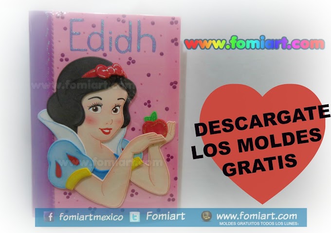 Molde Gratis : Libreta Decorada Blanca Nieves