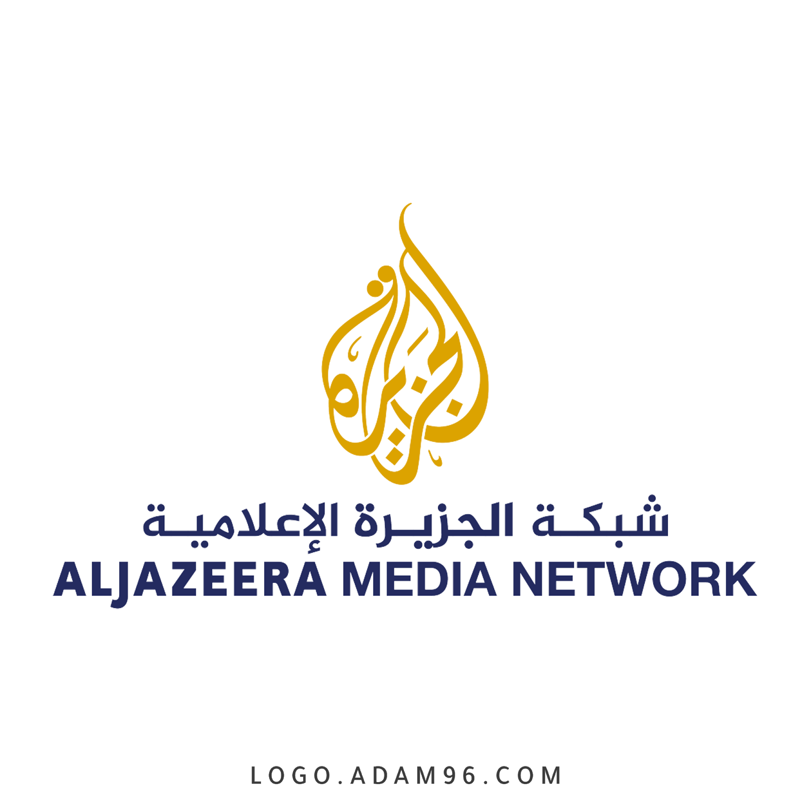 تحميل شعار شبكة الجزيرة الاعلامية الرسمي بجودة عالية Png