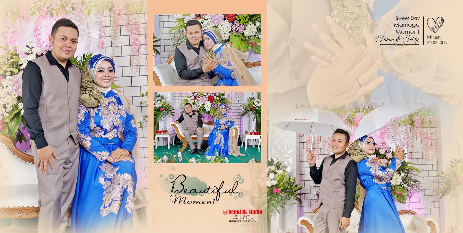 Contoh Foto Paket Wedding Gold (Wedding Book), Harga 3,5