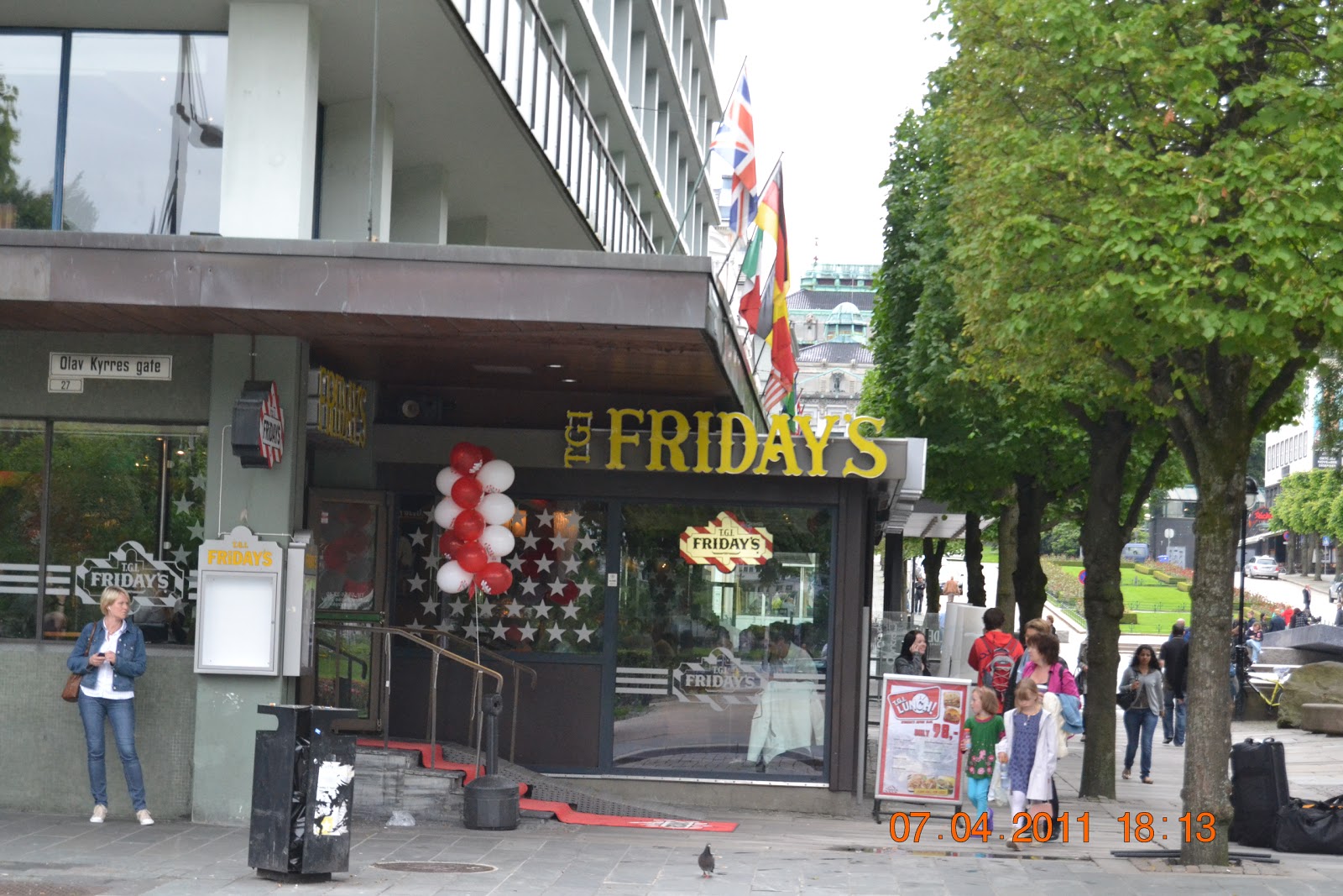 Annes blogg: Fridays restaurant i Bergen