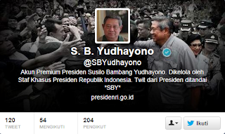 Inilah Akun-Akun Twitter Presiden SBY yang Palsu