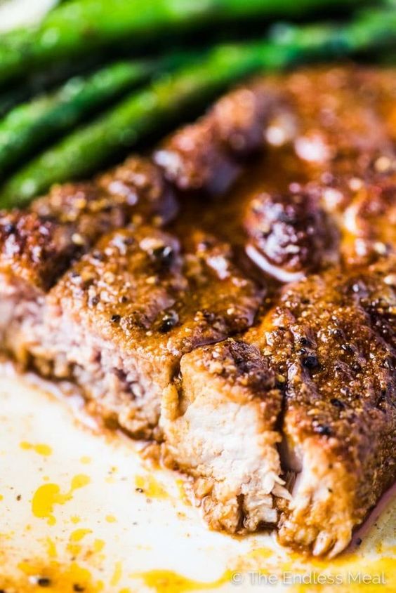 Juicy Baked Pork Chops (super easy recipe!) the chunky chef
